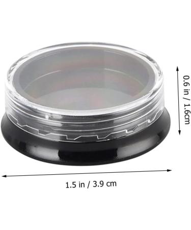 20pcs Eye Shadow Box Nail Accessories Small Containers with Lids Nail Rhinestone Storage Case Grid Black 3.9x3.9cm - Buy Online on GoSupps.com