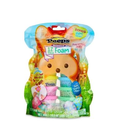 Peeps 12pk Marshmallow Scented Easter Activy Packs (Marshmallow Scented Foam)