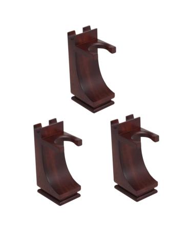 Beavorty 3st men's suits brush holder clothes holder storage for razor brush men holder wardrobe stand shaving suits for men shaving rope razor man bamboo