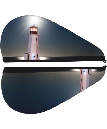 Peggy's Cove Lighthouse Microfiber Hair Towel Super Absorbent Quick Dry Hair Wrap for Women Coral Velvet for Long Curly & Thick Hair - Buy Online on GoSupps.com