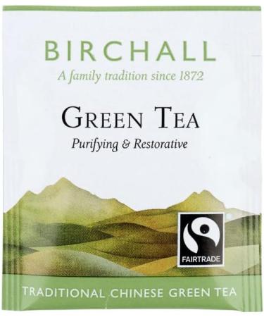 Birchall Tea Bags Pure Green Tea Savor the Delightful Taste Antioxidants Green Tea 6 Boxes of 25 Enveloped Plant-Based Tea Bags - Buy Online on GoSupps.com