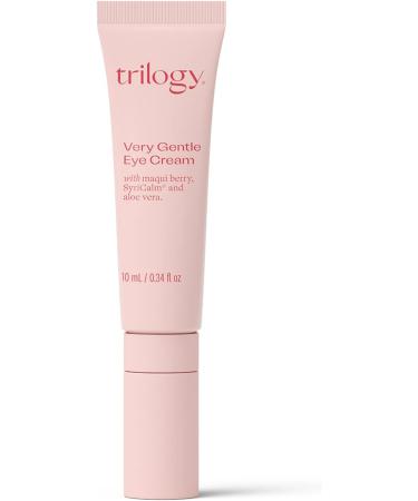 Trilogy Very Gentle Eye Cream 10 mL - For Sensitive Skin - Smooth & Calm with Maqui Berry SyriCalm & Aloe Vera - Made in New Zealand - New Size - Buy Online on GoSupps.com