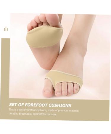 Healeved Metatarsal Pad Sleeve - 2pcs Hallux Sleeve Separator | Gel Forefoot Inserts & Insoles for Pain Relief | 9.8x7.2cm - Shop Now - Buy Online on GoSupps.com