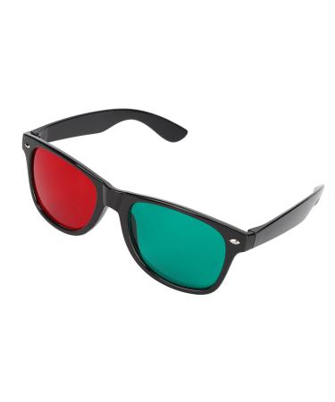 Red Green Glasses ANGGREK Children Adult Home Portable Training Eyeglasses Eye Training Red Green Glasses Eye Training Device for Amblyopia Exotrop