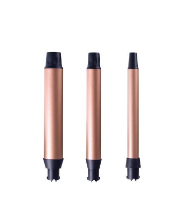 SUTRA Interchangeable 3-in-1 Styler Set | Spring Curler Waver & Clipless Wand in Rose Gold & Black - Perfect for International Shipping - Buy Online on GoSupps.com