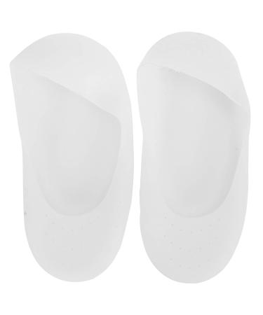 Breathable Non-Slip Silicone Foot Protector - White Large Size - Soft Silicone Socks for Foot Care - Buy Online on GoSupps.com