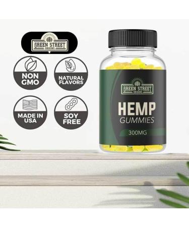 Green Street Origins Hemp Gummies -Natural Raspberry Flavor - Chewable Vitamins for Adults - 30 Gummies - 1 Pack - Buy Online on GoSupps.com