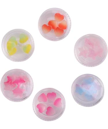 Housoutil 2 Sets Ceramic Slices Nail Art Sticker Nail Art Slices Diy Nail Art Accessories Dog Treat Jar Nail Sticker Pink Bow Headband Resin Phone Charm Makeup Heart 3d 4X4X2cmx2pcs As Shown Ax2pcs - Buy Online on GoSupps.com