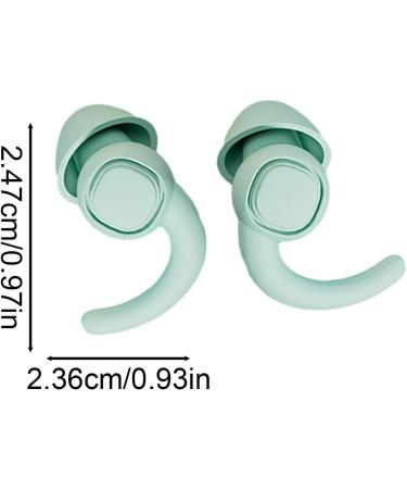 Ear Plugs for Sleeping Noise Cancelling | Reusable Ear Plugs | Noise Cancelling Calm Ear Plugs with Mini Storage Box Shakven Light Green - Buy Online on GoSupps.com