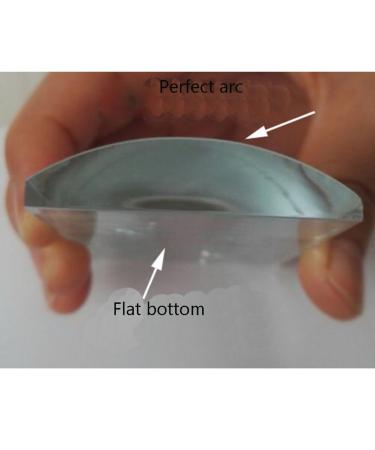 Frcolor Clear Glass U Curved Eyelash Stand Palette Holder - Large Volume for Eyelash Extensions | International Shipping Available - Buy Online on GoSupps.com