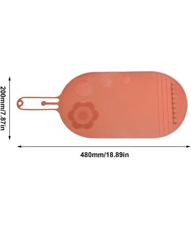Brush Cleaning Mat | Silicone Cleanser Brush Clean Pad - Portable Cosmetic Cleaning Pads Scrubber Mat Pad for Foundation & Lip Brush brown - Buy Online on GoSupps.com