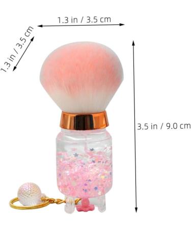 PLAFOPE Nail Dust Brush Women Makeup Tools Powder Makeup Brush Makeup Brush for Powder Blush Brush for Women Powder Brush Blush Brush for Cheeks Facial Makeup Brush Cosmetics Tools 9.00X3.50X3.50CM Pink - Buy Online on GoSupps.com