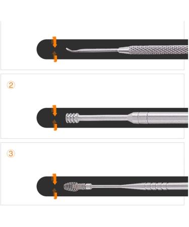 Healifty 7pcs Stainless Steel Ear Cleaner Set - Ear Wax Removal Kit and Ear Cleansing Tools - Buy Online on GoSupps.com