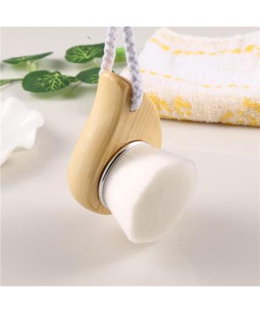 Vsaidi Wooden Handled Facial Cleaning Brush - Exfoliating Pore Cleaner and Skin Care Tool - Buy Online on GoSupps.com