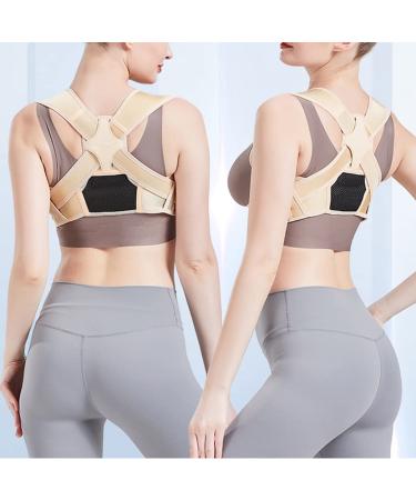 MDLian Posture Corrector - Adjustable Back Support Belt & Shoulder Brace for Adults | Invisible Hunchback Support (L/XL - Buy Online on GoSupps.com