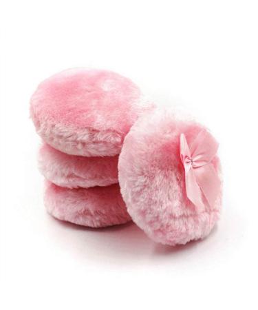 Frcolor 3Pcs Baby Body Puff - Soft Round Cosmetic Sponges for Foundation & Cream | Washable Makeup Applicators with Bow Handle - Buy Online on GoSupps.com