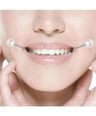 miduoidn Smiling Refinement Cheeks Dimples Maker Beads for Women and Girls Strong and Effective Metal Natural Dimples Maker Silver - Buy Online on GoSupps.com