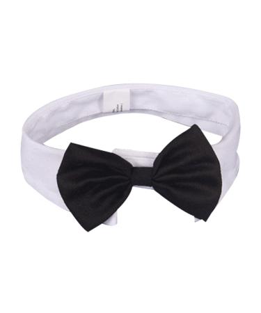 Formal Pets Bowtie Dog Cat Pets Adjustable Bow Tie and Collar Cats Puppy Grooming Ties Party Accessories Adjustable Pets Dog Cat Bow Tie Pet Costume Necktie Collar for Medium Large Boy Dog L (Pack of 1)