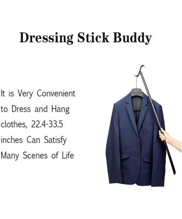 Fairman Dressing Stick with Shoe Horn & Sock Removal Tool - 33/84cm | Detachable & Extended Dressing Aid for Shoes, Socks, Shirts, and Pants - Buy Online on GoSupps.com