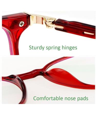 Photochromic Progressive Multifocal Reading Glasses for Women - UV Blocked Spring Hinge Sunglasses Black 2.75x - Buy Online on GoSupps.com