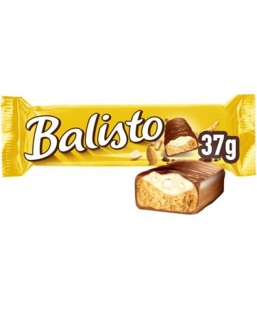BALISTO - Cereal and Milk Chocolate Biscuit Bar - Large Format - 20 x 37g - Honey & Almond Flavor - Ideal for Sharing - Buy Online on GoSupps.com