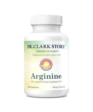 Dr. Clark Arginine, 500mg, 100 Gelatin Gelatin Capsules