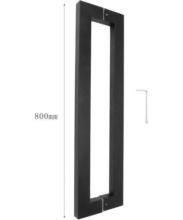 Sliding Door Handle Stainless Steel Barn Door Pull with Single Bend Right Angle Design Push Pull Door Handle for Gate Garage (Size : 25x38x800x762) - Buy Online on GoSupps.com