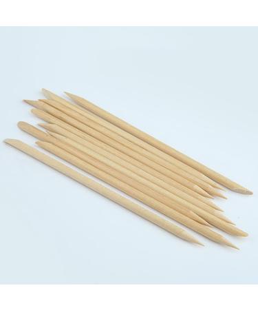 Milisten Skin Picker Nail 100pcs Nail Art Orange Wood Sticks Cuticle Pusher Remover Dead Skin Pusher Rhinestone Picker Manicure Pedicure Tool Cleaning Wand Metals - Buy Online on GoSupps.com