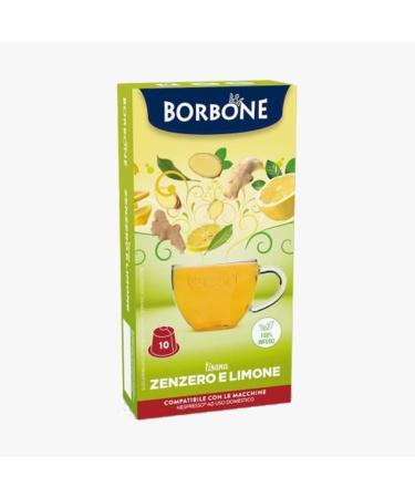 CAFF BORBONE Caff Borbone 60 Capsules compatible with Nespresso Ginger and Lemon Tea - Emporio del Caff
