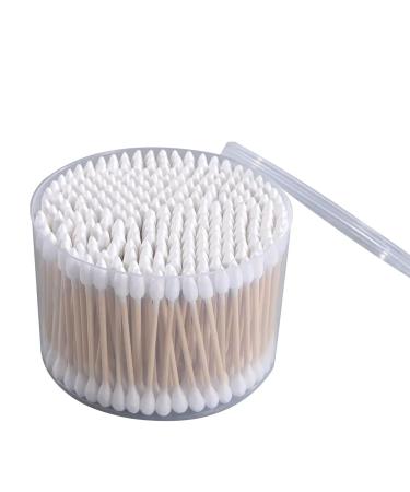 500 Organic Bamboo Cotton Swabs for Ear Cleaning - Biodegradable Buds (500 Pack) - Buy Online on GoSupps.com