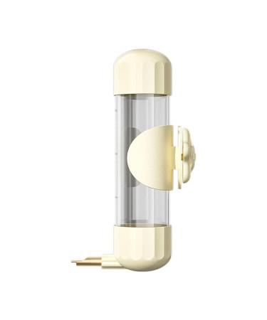 Quotent Automatic Bird Water Bottle - 200ml Dispenser for Parrots Budgies & Small Pets - Easy Fill Watering Solution for Bird Cages - Beige - Buy Online on GoSupps.com