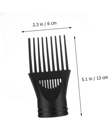 Didiseaon 25 Pcs Hair Dryer Comb Blow Dryer Comb Bachelorette Party Hairdressing Tool Hair Dryer Nozzle Adapter Wide-tooth Comb Attachment Hair Dryer Diffuser Collector Plastic Modeling 13x6cmx5pcs Blackx5pcs - Buy Online on GoSupps.com