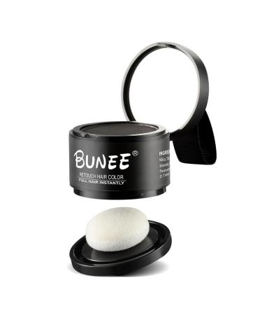 Volumizing powder concealing and correcting touch-up for smoothing hair beard and eyebrows covering and hiding regrowth anti-thinning for men and women pocket-sized 4g (dark navy)