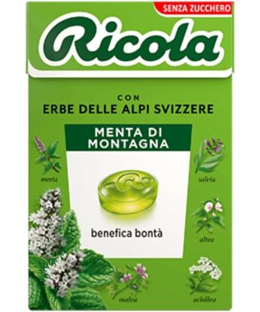  Ricola Ricola | Mountain Mint Sweets | Sugar Free Herb Candy - 3 x 50 Gr - Buy Online on GoSupps.com