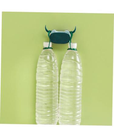 Housoutil 4-Piece Hook Set - Punch-Free Mop & Broom Holder | Best Mop Organizer Clamp | No Drill Tool Hangers | 12x7.5cm Blue - Buy Online on GoSupps.com