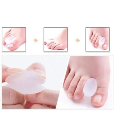 4-Piece Toe Spreader & Separator | Hallux Valgus Correction Gel | Ideal for Foot Comfort - International Shipping Available - Buy Online on GoSupps.com