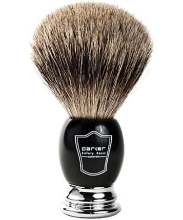 Buy Parker SRB Replaceable Blade Straight Edge Barber Razor Shave Set - Pure Badger Brush Chrome Stand & 100 Blades for Smooth Shaving - Buy Online on GoSupps.com