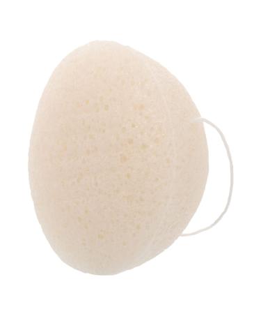 Konjac Face Wash Natural Konjac Sponge Loofah Sponge Exfoliating Sponge for Face Makeup Sponge Loofah Makeup Powder Puff Makeup Remover Pad 7x7cm White