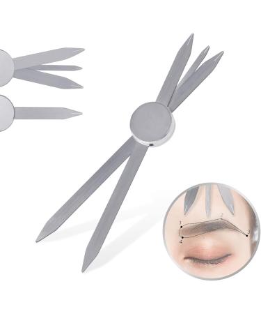 3 Point Positioning Ruler Eyebrow Golden Ratio Caliper Accuracy Eyebrow Design Ruler for Precise Beauty Design - Buy Online on GoSupps.com