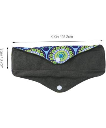 Reusable Bamboo Charcoal Cotton Menstrual Pad - Mama Pads Washable Maternity Cloth Napkin M03 - 1 Count - Buy Online on GoSupps.com