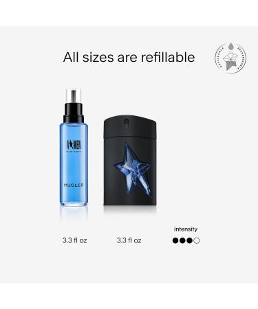 Mugler A*Men - Eau de Toilette Refill - Mens Cologne - Woody & Ambery - With Patchouli & Coffee Extract - Long Lasting Fragrance 3.3 Fl Oz - Refill - Buy Online on GoSupps.com