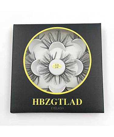HBZGTLAD Wholesale 5 Pairs 25mm 3D Fluffy False Eyelashes - Natural Faux Mink Strip with Exquisite Packaging (3D-41) | Shop Now for International Shipping - Buy Online on GoSupps.com