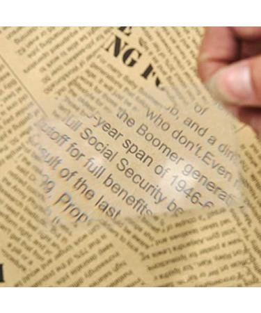 Handheld Magnifying Glass 1/10 Pcs 3 X Magnifier Magnification Magnifying Fresnel Lens Pocket Credit Card Size Transparent Magnifying Glass 85x55mm Reading/Obeservation/Repairing Read Magnifying Glass - Buy Online on GoSupps.com