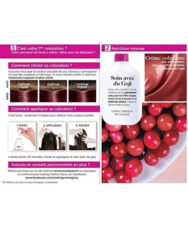 L'OR AL - Casting Cr me Gloss Coloration 426 Auburn Gourmand Unit - Pack of 2 - Sold by the Pack - Buy Online on GoSupps.com