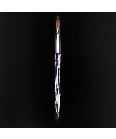 Alexnailart Symphony Handle Acrylic Nail Brush - 8# Manicure Design Tool for Precision Nail Art - Buy Online on GoSupps.com