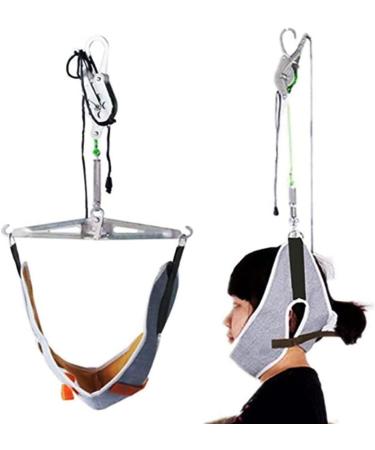 Neck Cervical Traction Device Unit Kit Over The Door Neck Traction Device Neck Stretcher for Neck Pain Relief - Buy Online on GoSupps.com
