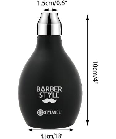 2 Pieces Barber Powder Spray Bottle Powder Puff Bottle Barber Powder Pump Dispenser 3.38oz/100ml Refillable Hair Fiber Applicator Use for Dry Shampoo - Black - Buy Online on GoSupps.com