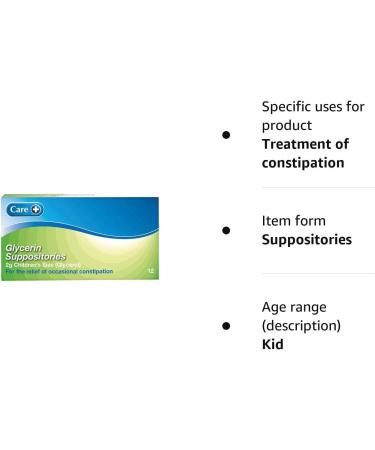 Glycerol Suppositories Child 2g - Gentle Relief for Constipation in Kids - Buy Online on GoSupps.com