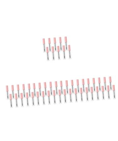 Healvian 50 Pcs Mascara Empty Tube Empty Mascara Wand DIY Makeup Eyelash Cream for Mascara Tubes Plastic 1 g (Pack of 1) Pinkx5pcs