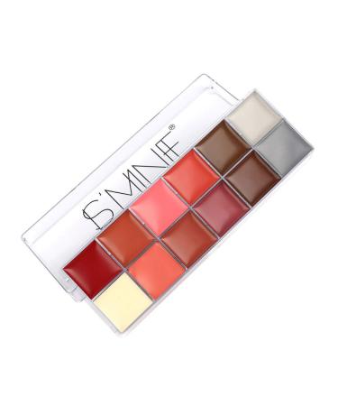 Minkissy 12 Colors Cosmetic Face & Body Paint Palette | Oil Art Makeup for Parties & Cosplay - Buy Online on GoSupps.com